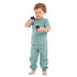 Boys summer pajama set Stone Blue t-shirt + Pants